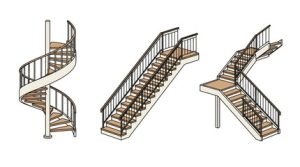 stairs and railings